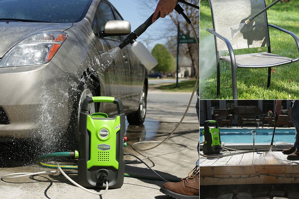 Мойка высокого давления Greenworks 100 бар 1300W G1