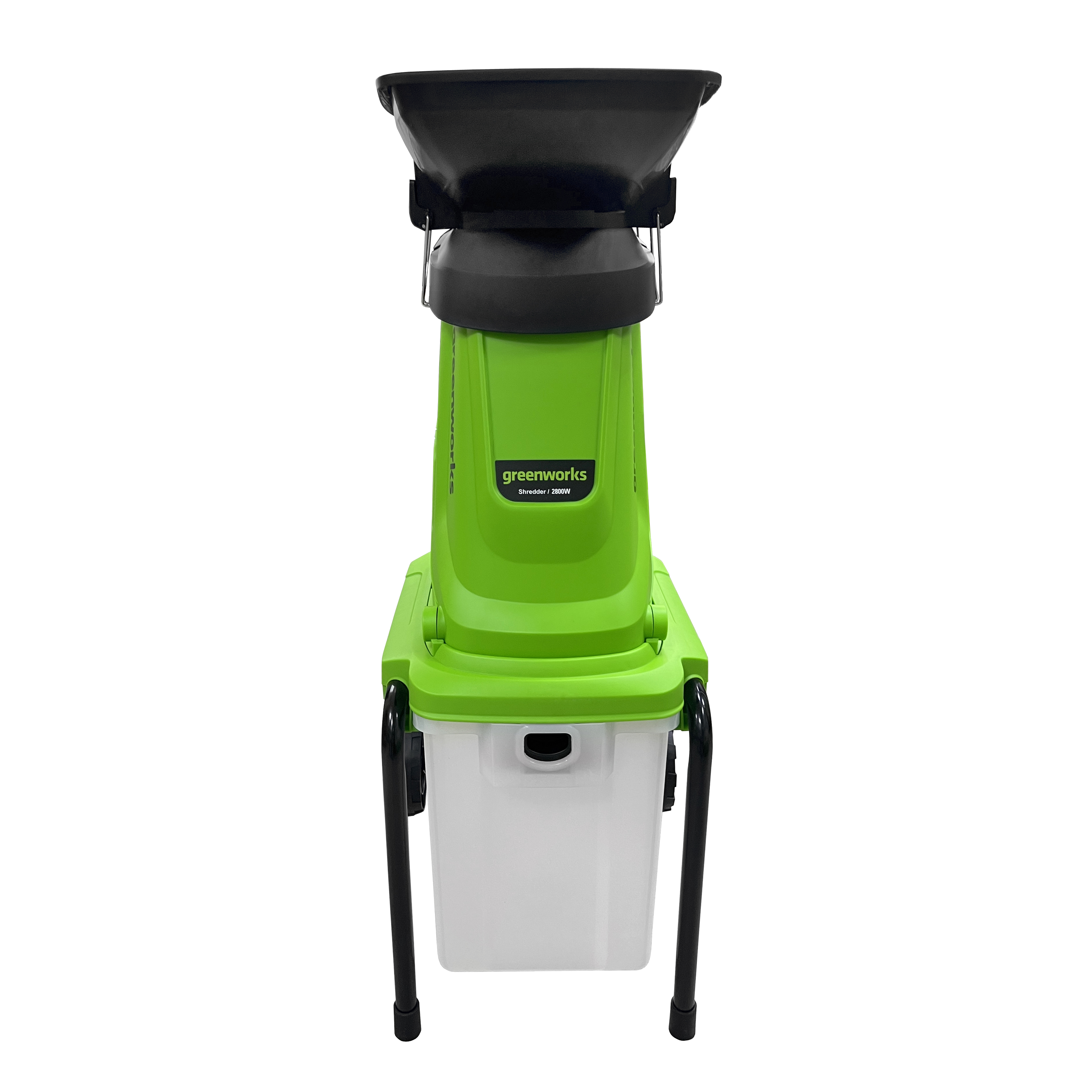 Измельчитель садовый 2800 Вт электрический Greenworks 220V 2208007, с контейнером