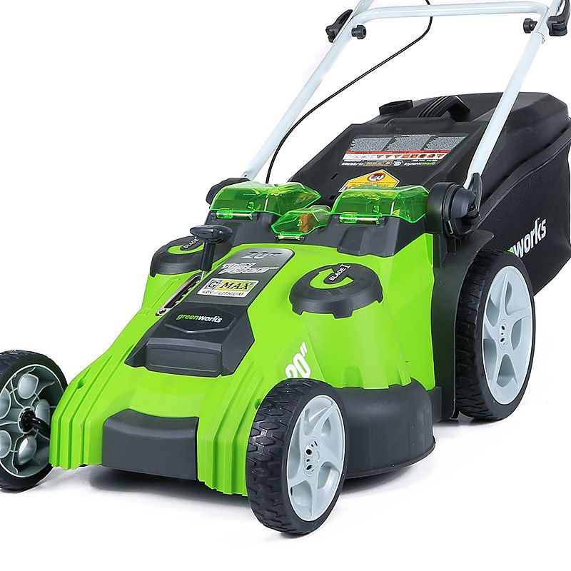 Газонокосилка аккумуляторная Greenworks 49 см 40V G40LM49DB TwinForce 2500207, без АКБ и ЗУ