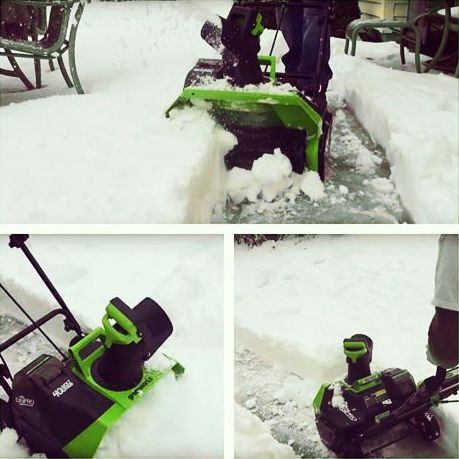 Снегоуборщик аккумуляторный Greenworks 51 см 40V GD40ST, бесщёточный, без АКБ и ЗУ