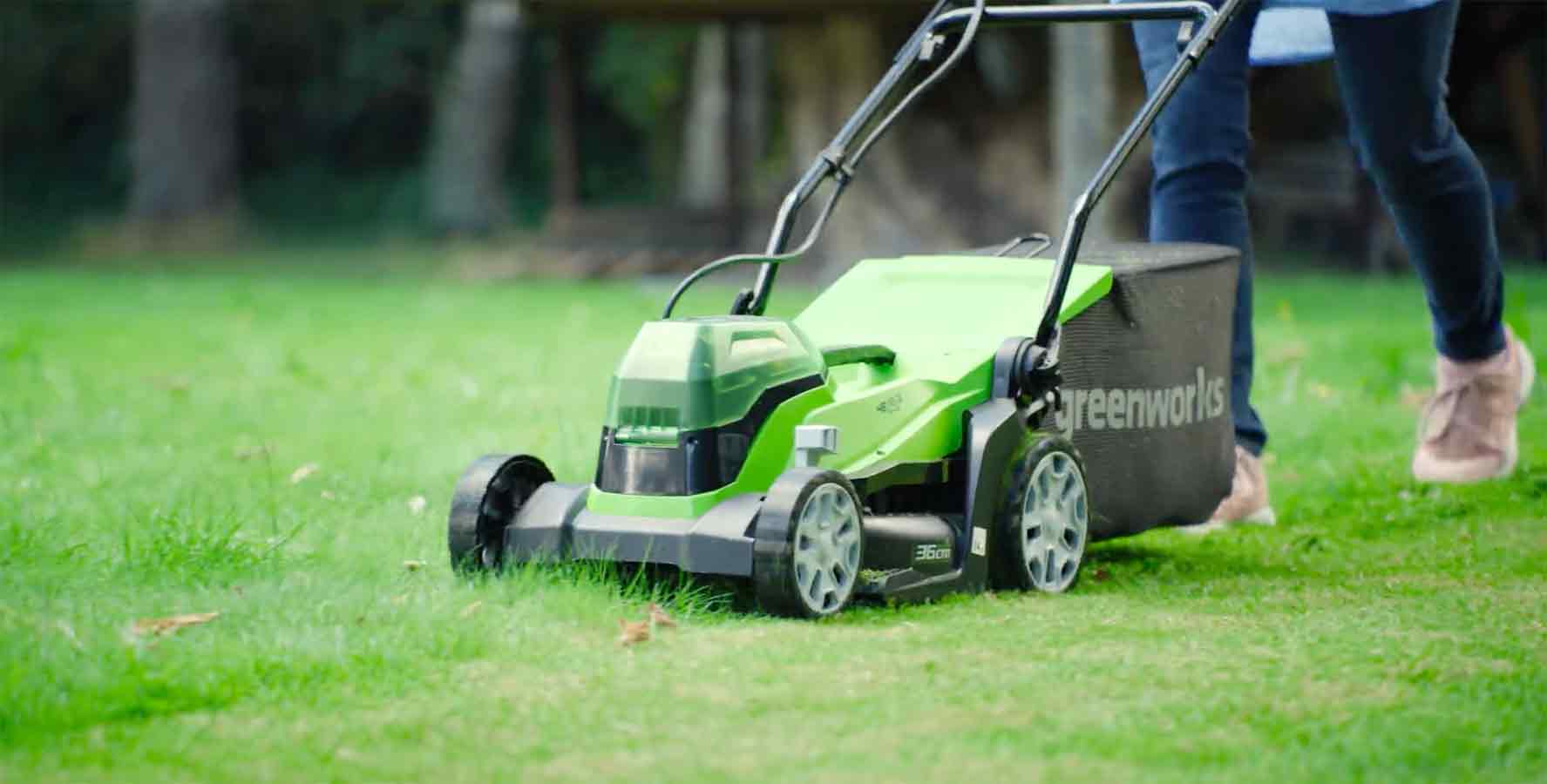 Газонокосилка аккумуляторная 41 см Greenworks 2х24V (48V) G24X2LM41 2512607, без АКБ и ЗУ