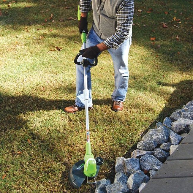 Триммер аккумуляторный с поворотной головой Greenworks 30 см 40V G40LT30, без АКБ и ЗУ