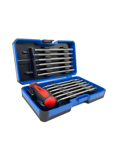 Набор инструментов торцевых FELO-SMART Box отвертка с набором насадок 12 шт в кейсе 06091346 