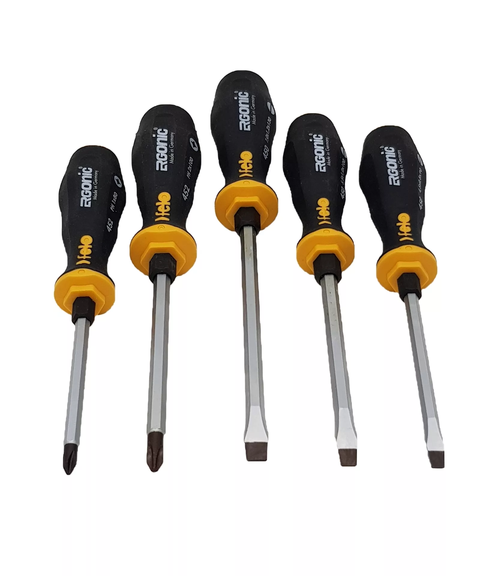 Набор отверток Ergonic ударных SL/PH, 5 шт FELO 45095248