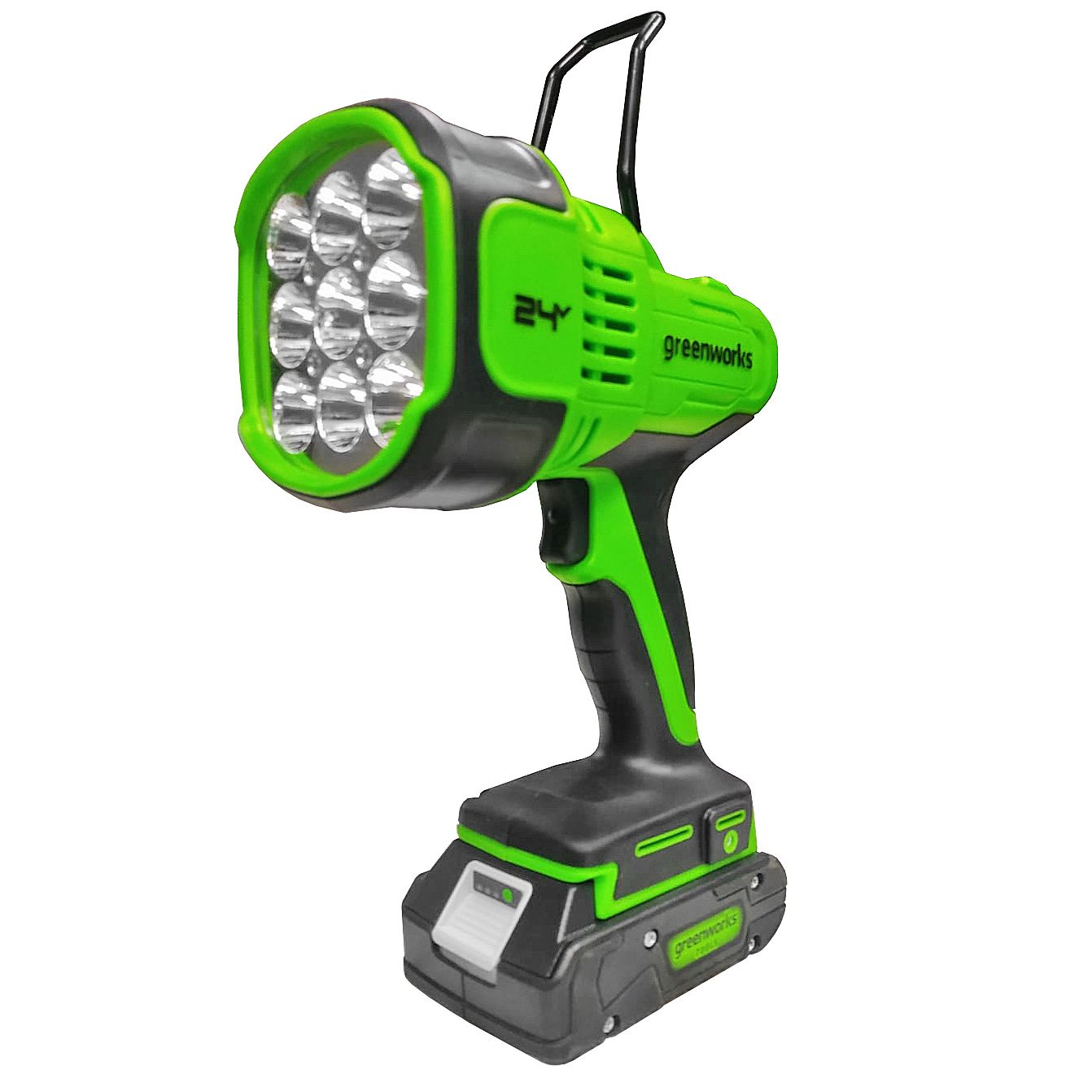 Фонарь-прожектор светодиодный (3000 лм) аккумуляторный Greenworks 24V G24SL 3401207, без АКБ и ЗУ