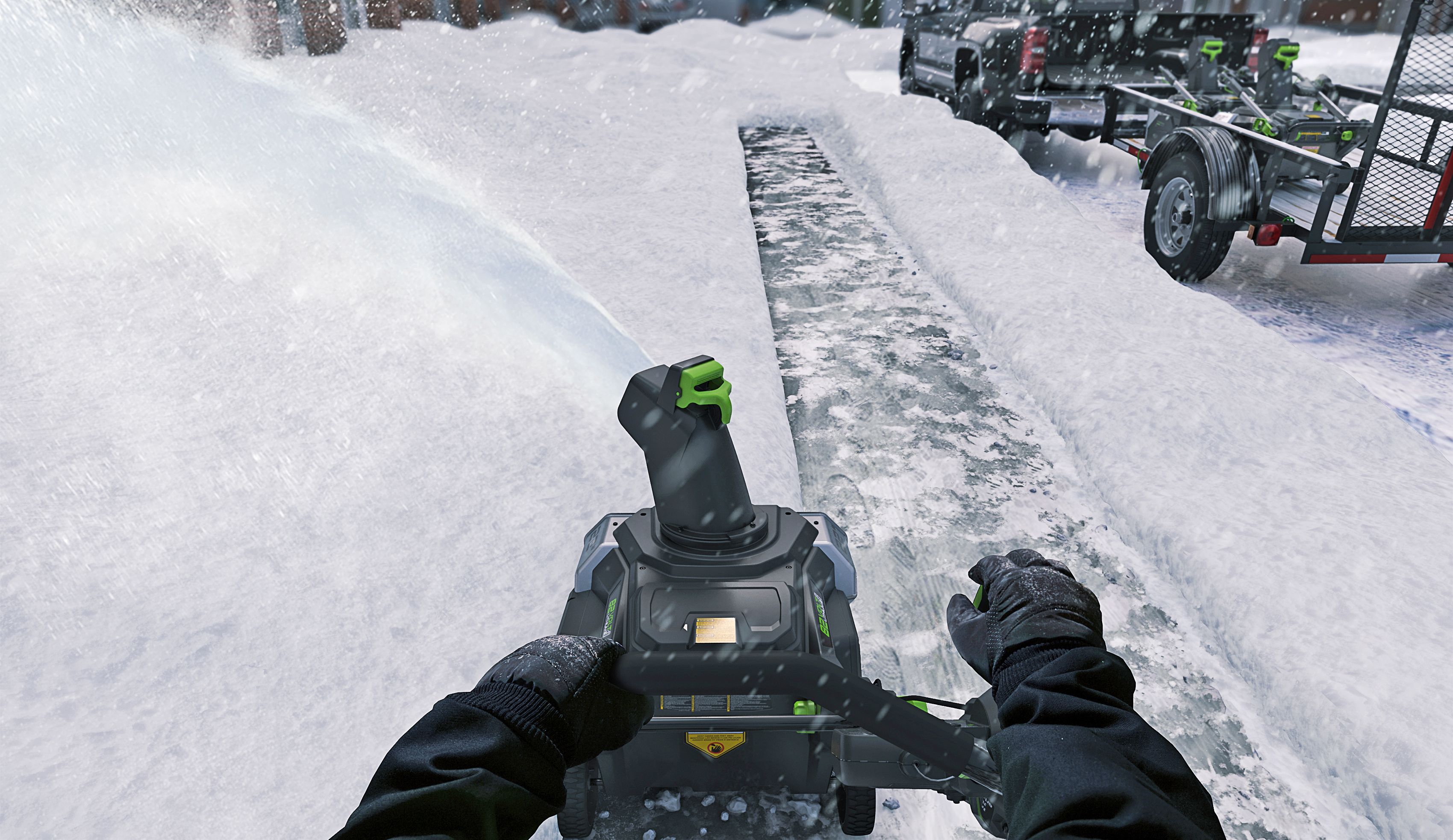 Снегоуборщик аккумуляторный Greenworks 56 см 82V GD82ST 2602507, бесщёточный, без АКБ и ЗУ