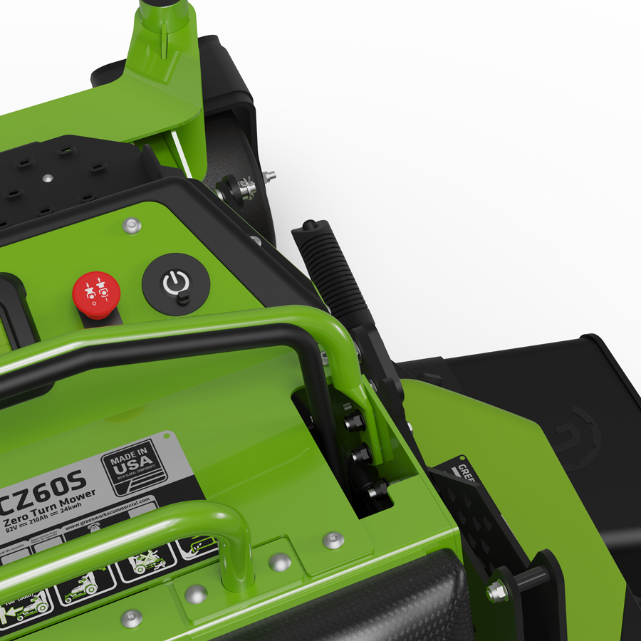 Райдер садовый 92 см с нулевым радиусом разворота аккумуляторный Greenworks 82V ZTCS92 7405407, бесщеточный, с АКБ 8 кВтч
