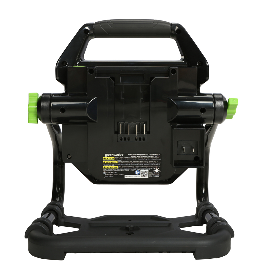 Прожектор светодиодный (2000 лм) аккумуляторный Greenworks 24V G24WL 3401307, без АКБ и ЗУ