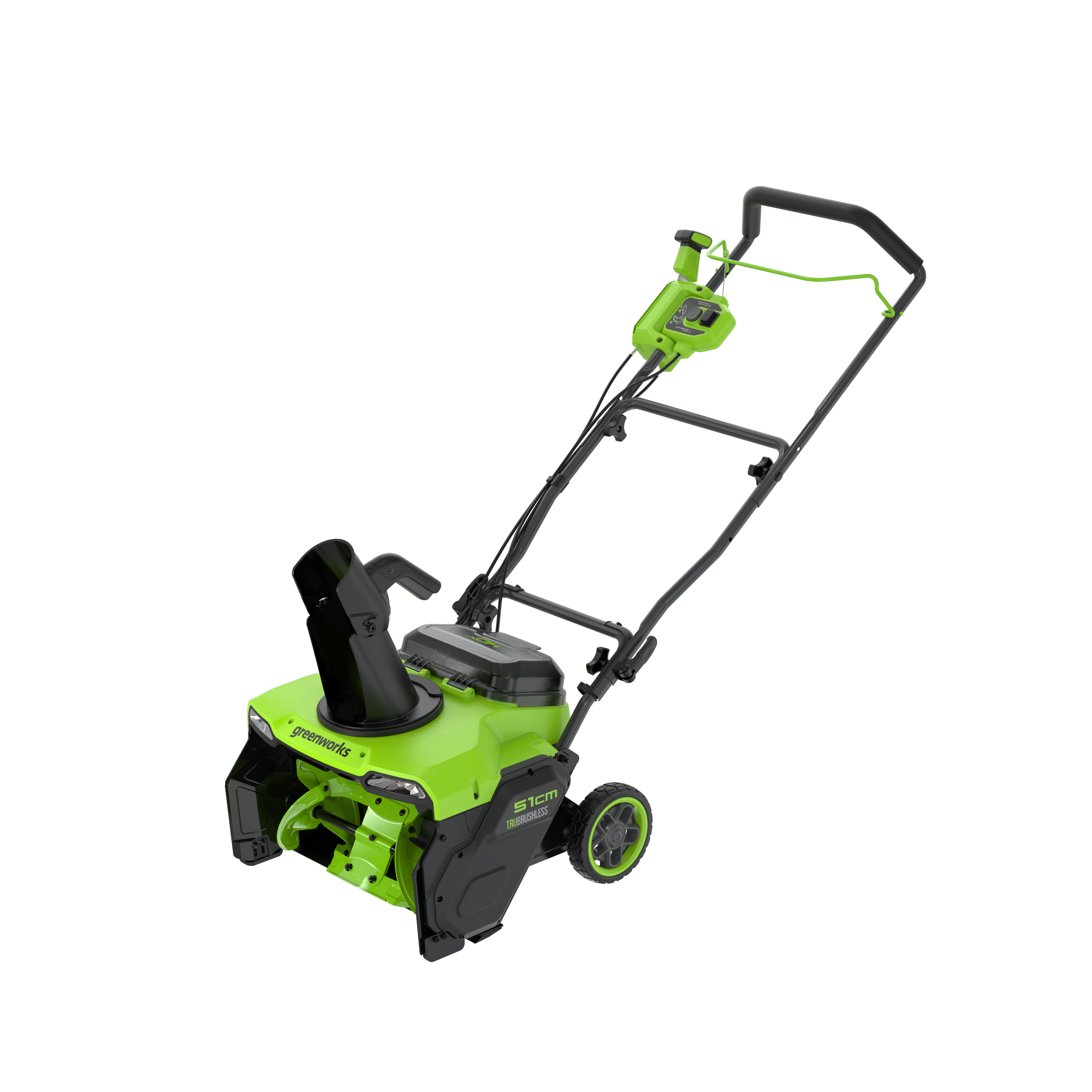 Снегоуборщик аккумуляторный Greenworks 51 см 40V GD40STX2 2603407, бесщёточный, с АКБ на 4 А*ч и ЗУ