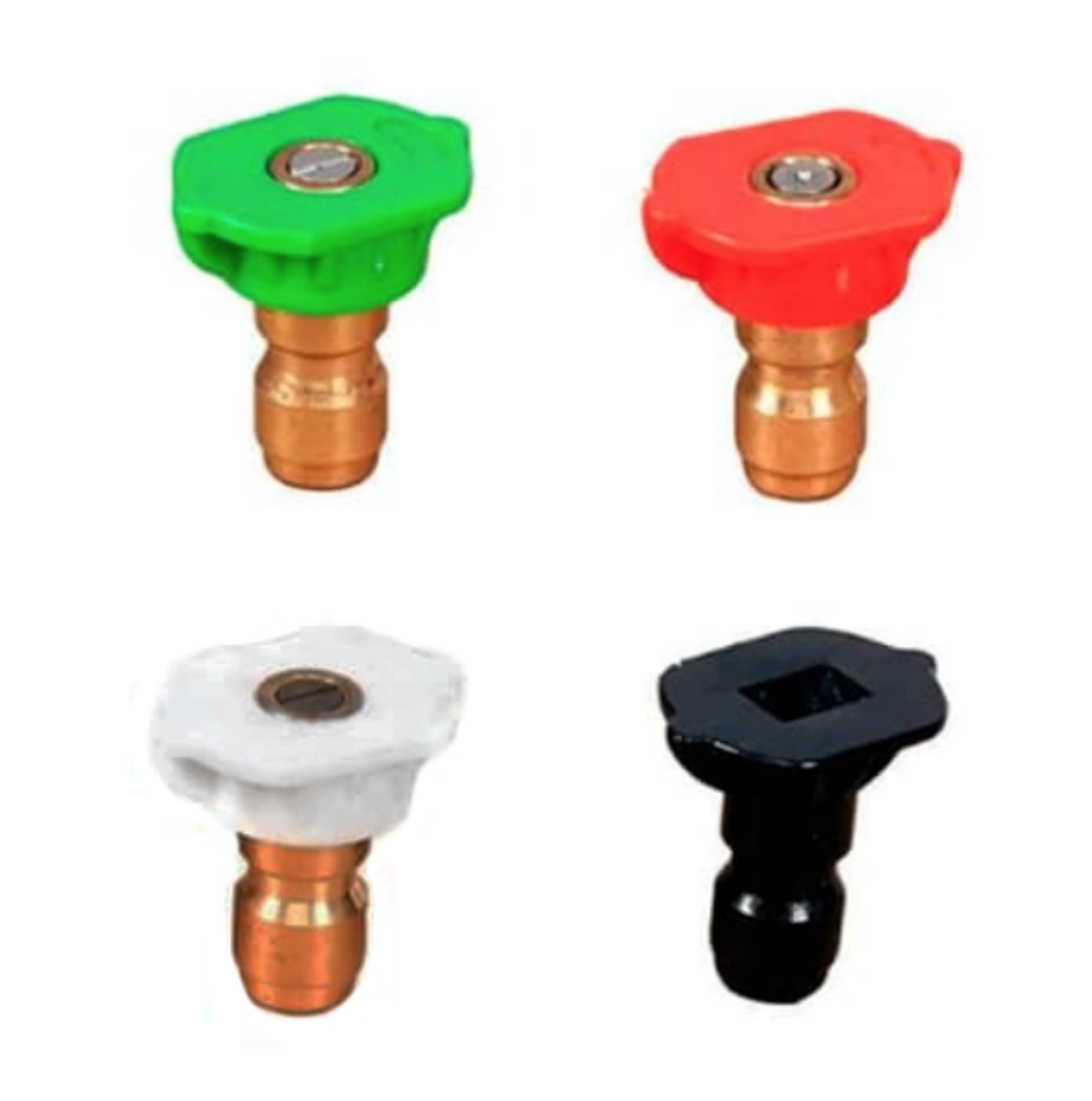 Комплект из четырёх насадок для моек высокого давления 250 бар Greenworks GPWG4II, GPWG5II, GPW2000, GHP2000 230V 5201407