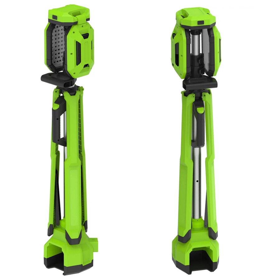 Мачта осветительная (3000 лм) аккумуляторная Greenworks гибрид 24V /110-240V, GPT-STL 3503207, без АКБ и ЗУ