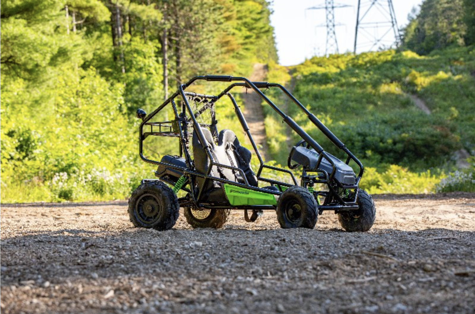 Двухместный подростковый багги Greenworks GK52400 82V аккумуляторный