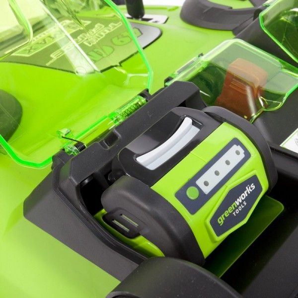 Газонокосилка аккумуляторная Greenworks 49 см 40V G40LM49DB TwinForce 2500207, без АКБ и ЗУ