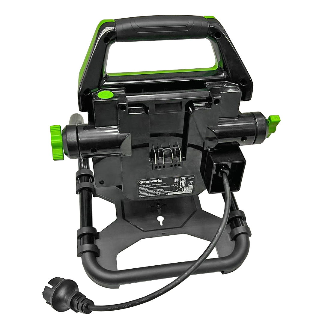 Прожектор светодиодный (2000 лм) аккумуляторный Greenworks 24V G24WL 3401307, без АКБ и ЗУ