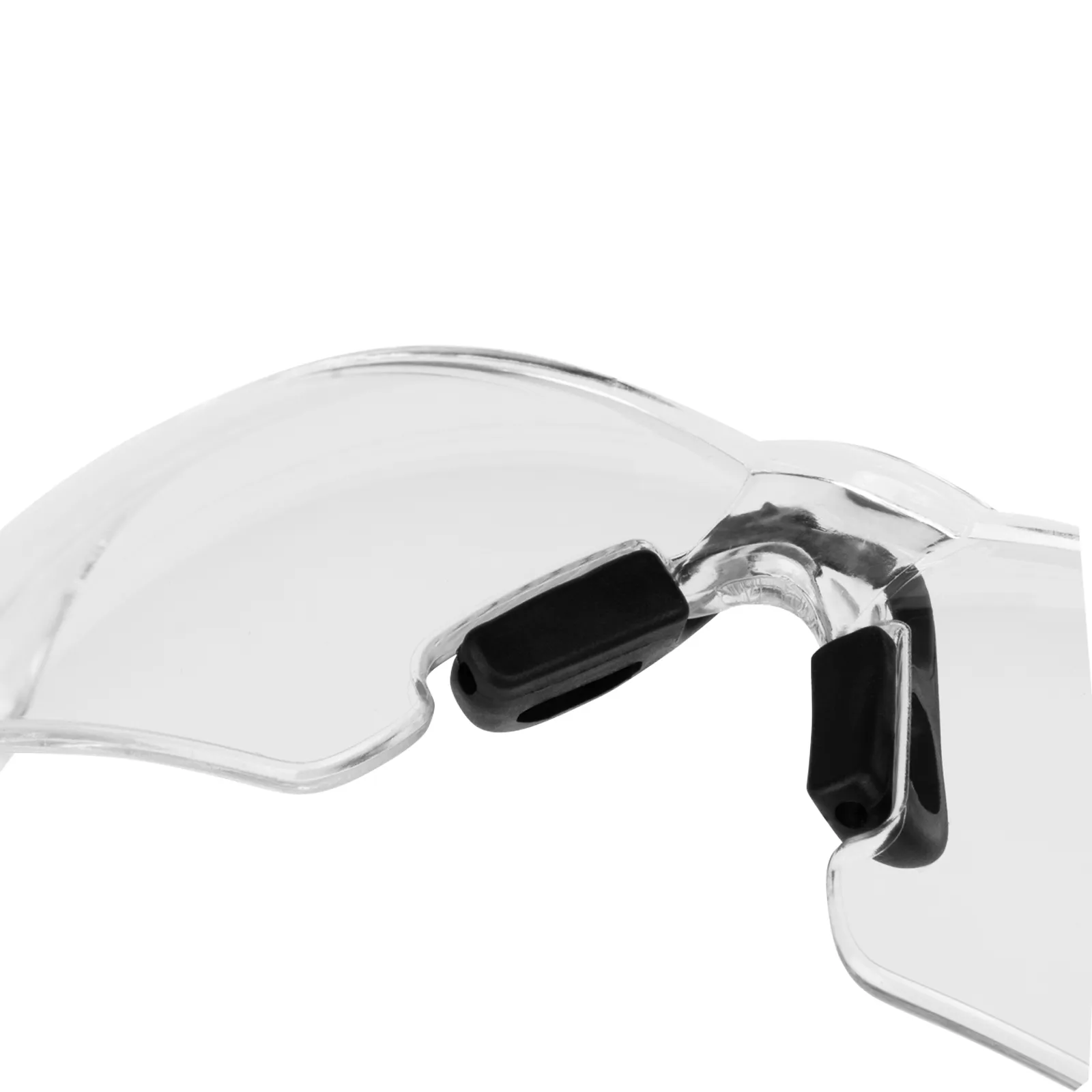 Очки защитные открытые, поликарбонатные, прозрачная линза, двухкомпонентные дужки