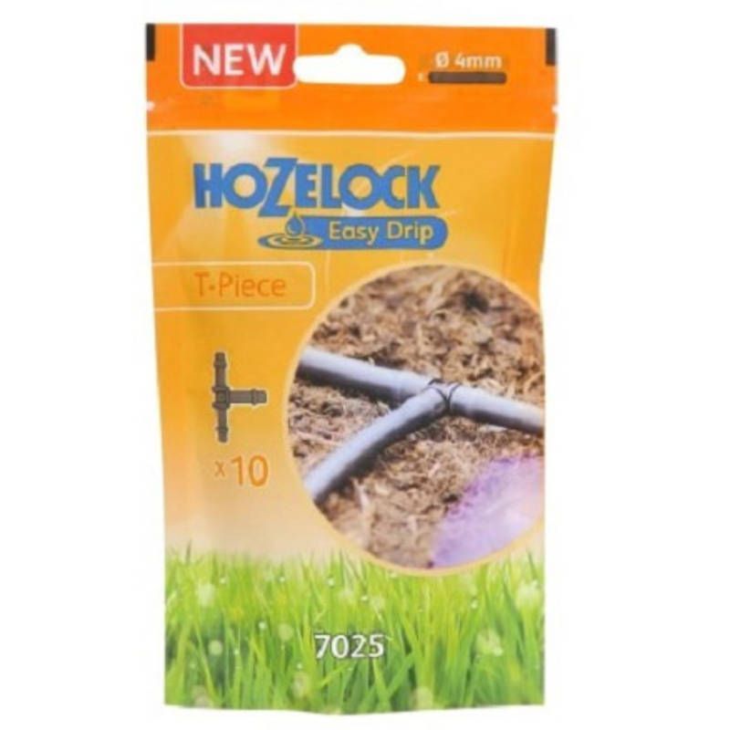 Автоматический полив - Тройник HoZelock 7025 4 мм, 10 шт.