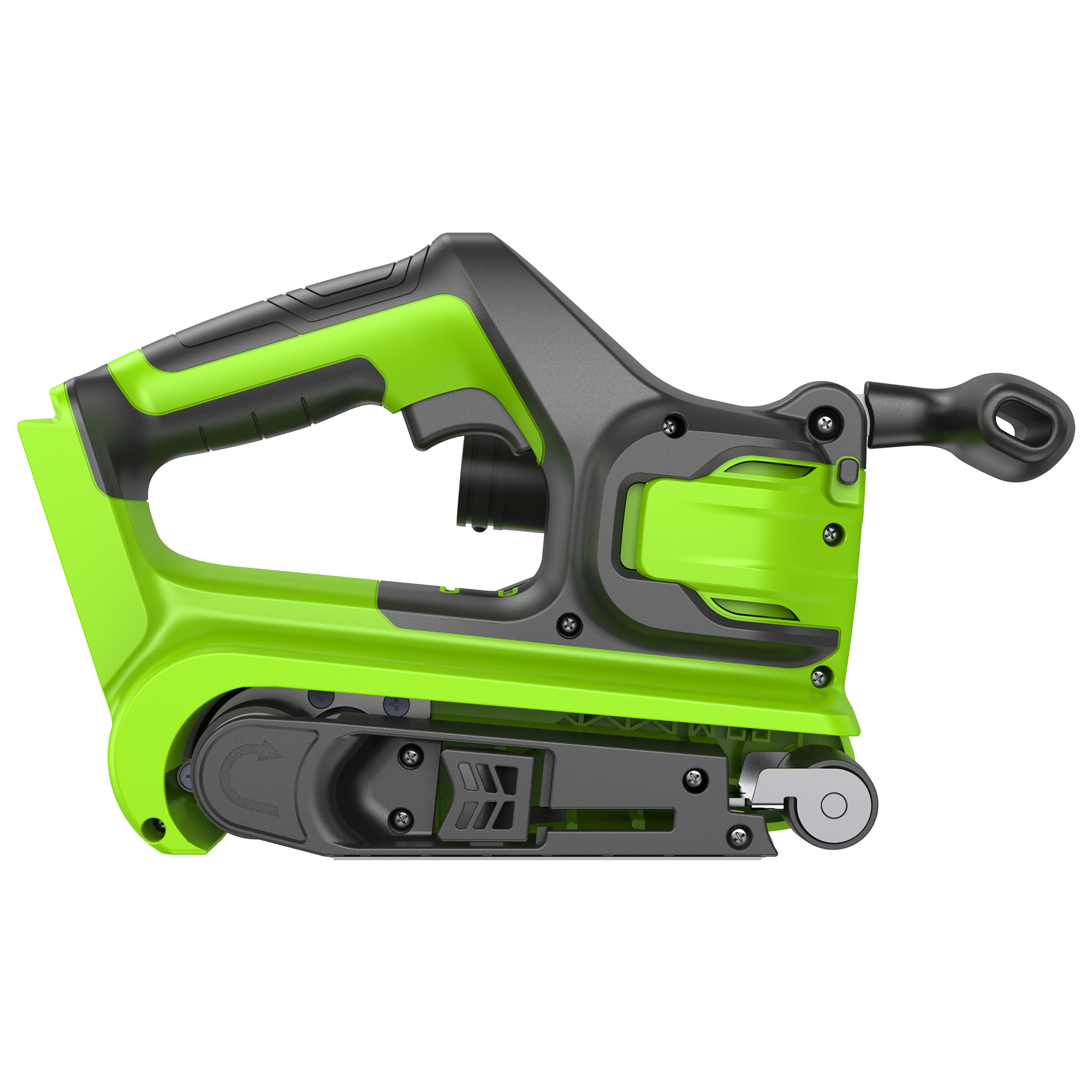 Ленточная шлифовальная машина аккумуляторная Greenworks 24V G24BS 3100607, бесщеточная, без АКБ и ЗУ