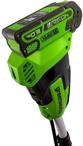 Триммер с велосипедными ручками аккумуляторный Greenworks 40 см 40V GD40BCB 2105707, бесщёточный, без АКБ и ЗУ