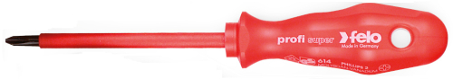 Отвёртка диэлектрическая, серия 614, PH 2, 100х6,0 FELO 614 203 90