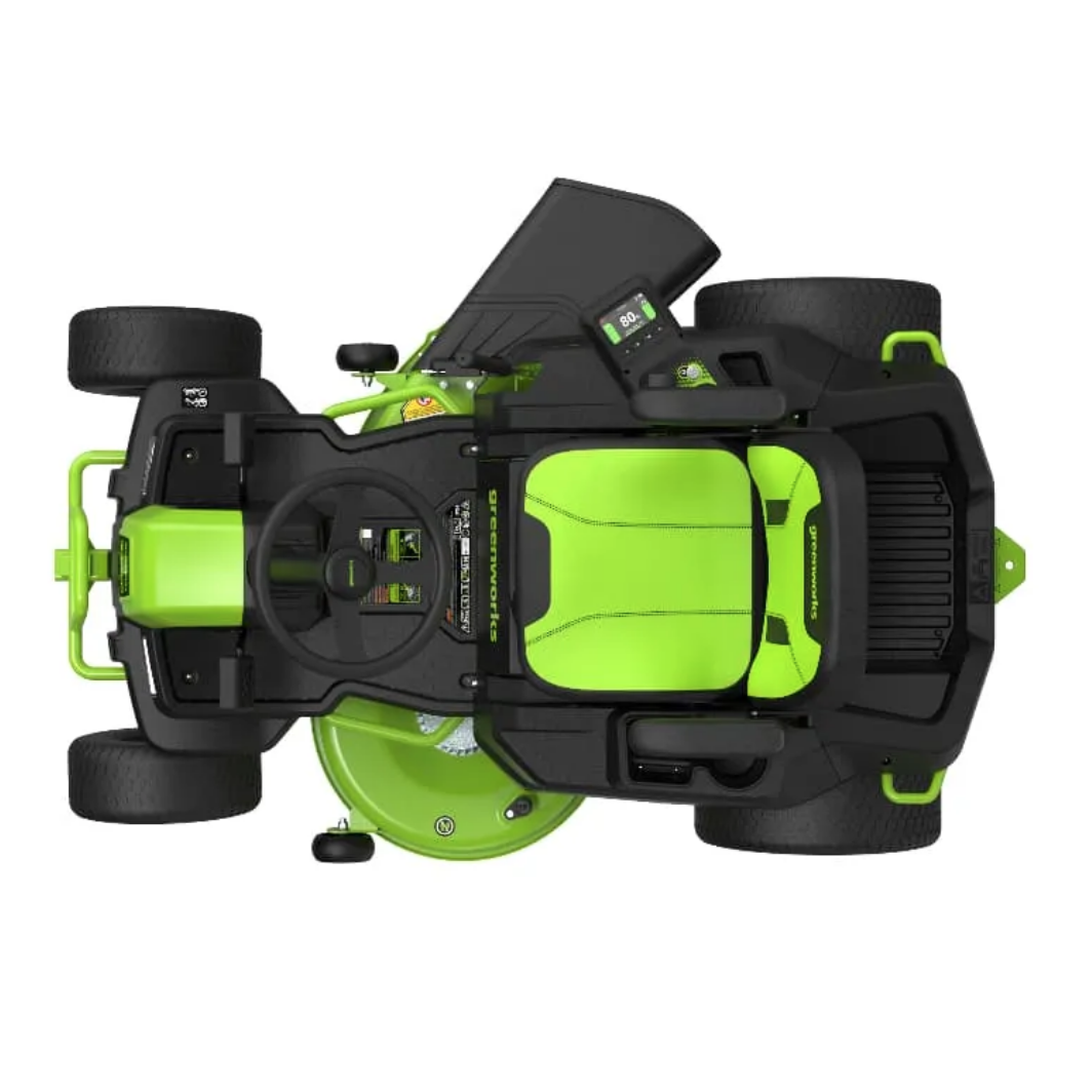 Газонокосилка аккумуляторная самоходная с сиденьем 107 см Greenworks CrossoverT GC82LT107 7404507 82V, бесщёточная, без АКБ и ЗУ