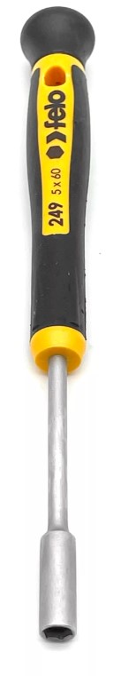 Отвертка торцевая для точных работ 5 мм FELO 249 500 60