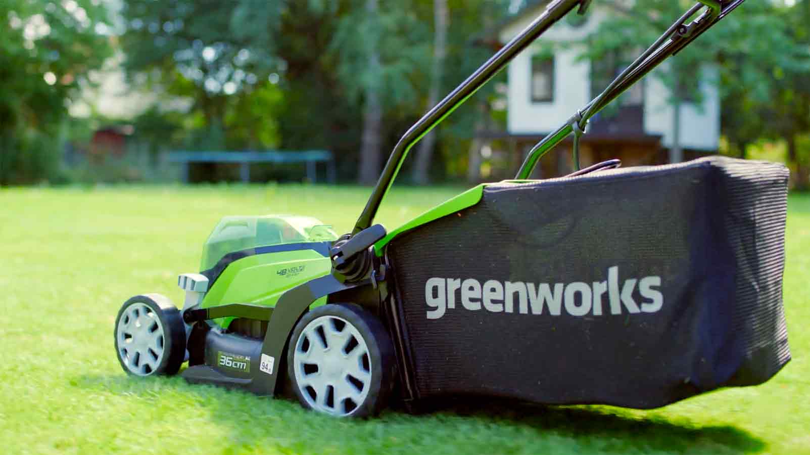 Газонокосилка аккумуляторная 41 см Greenworks 2х24V (48V) G24X2LM41 2512607, без АКБ и ЗУ