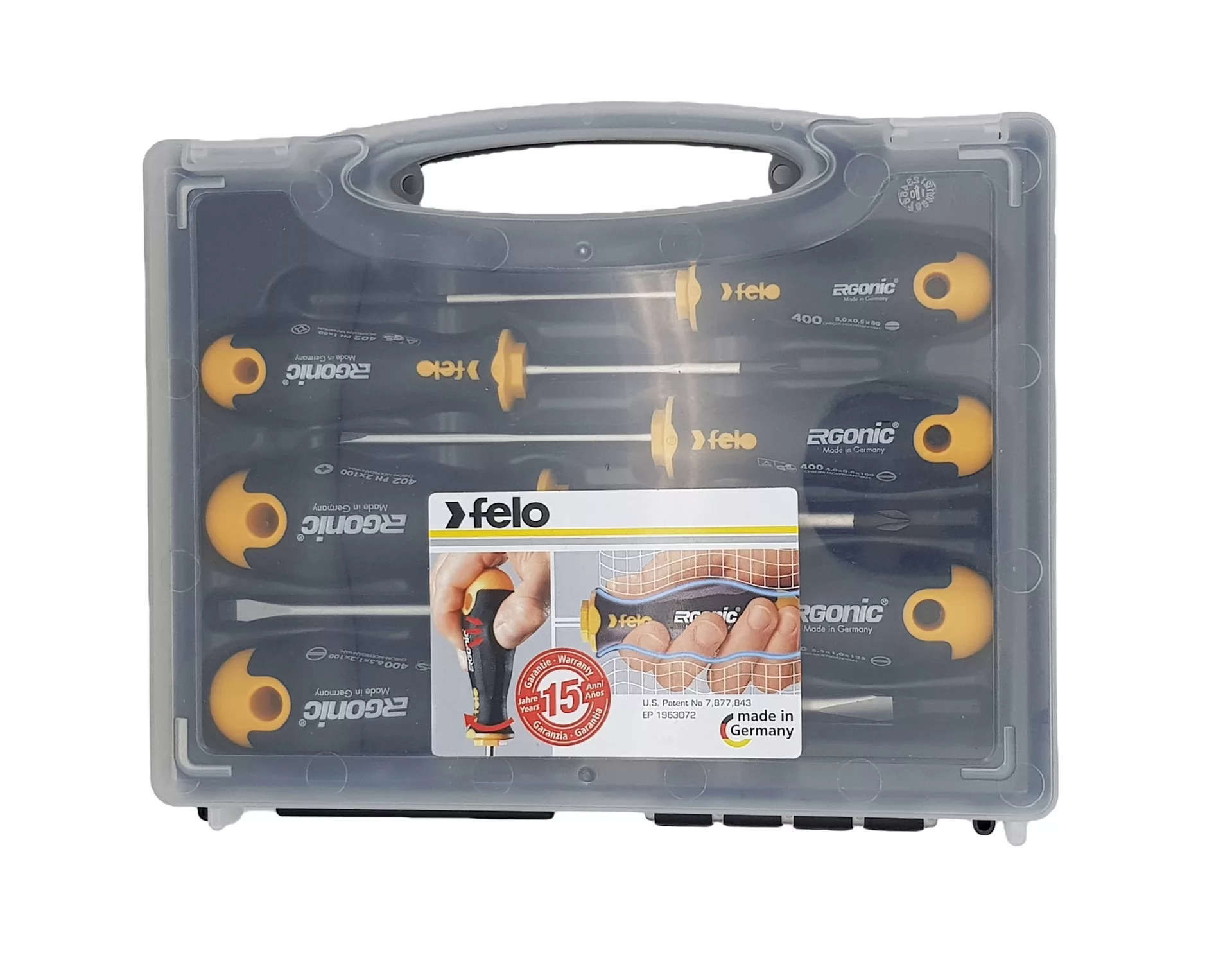 Набор отвёрток серия 400 Ergonic 6 шт. FELO 400 206 36