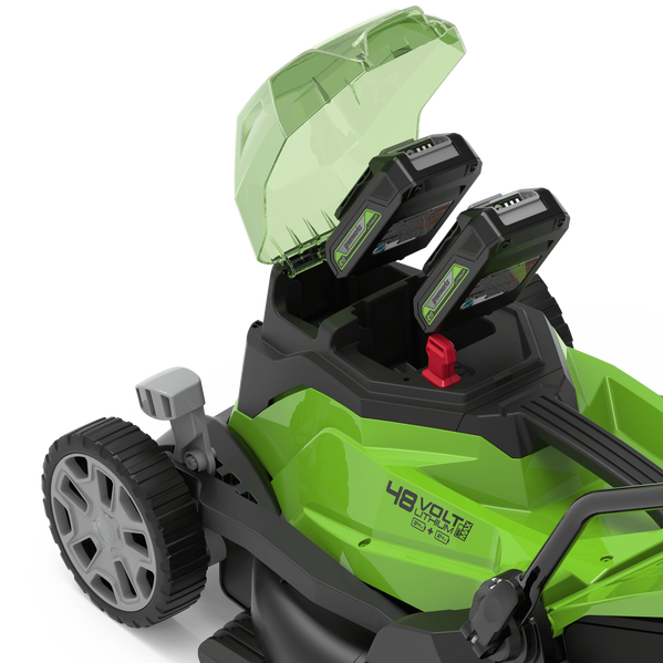 Газонокосилка аккумуляторная 41 см Greenworks 2х24V (48V) G24X2LM41 2512607, без АКБ и ЗУ