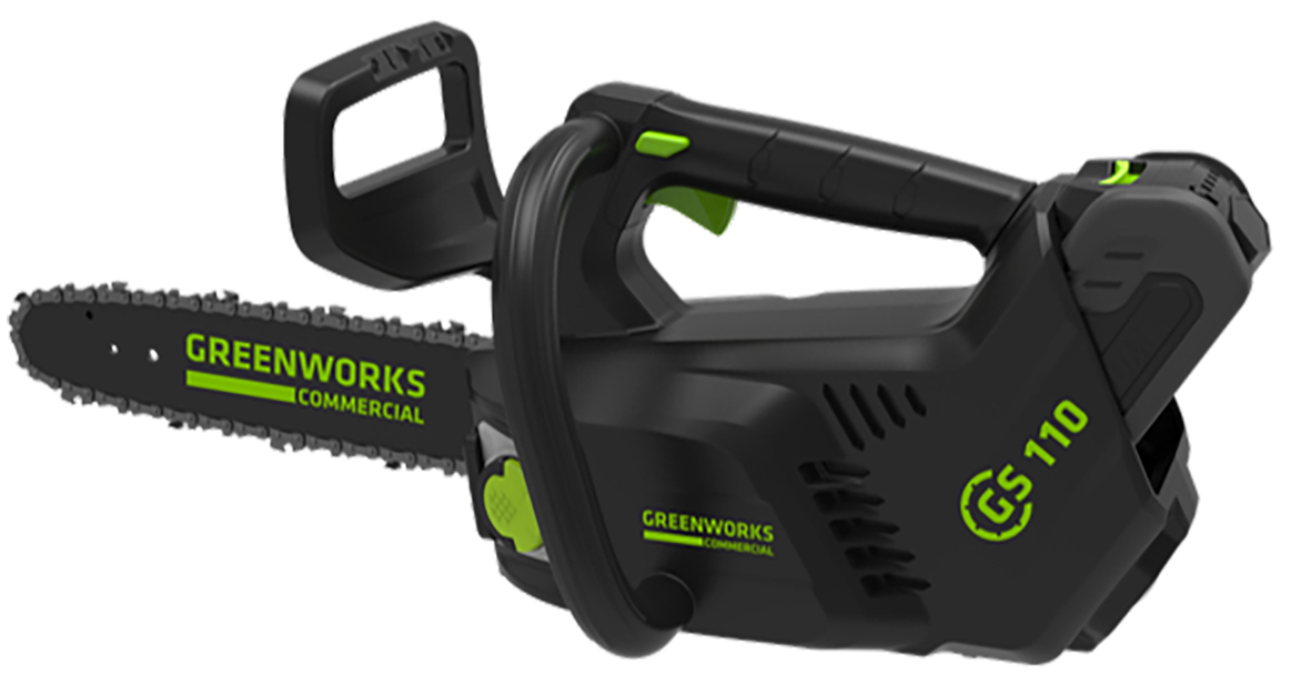 Одноручная пила аккумуляторная цепная Greenworks 25 см 40V GD40TCS 2003807, бесщёточная, без АКБ и ЗУ