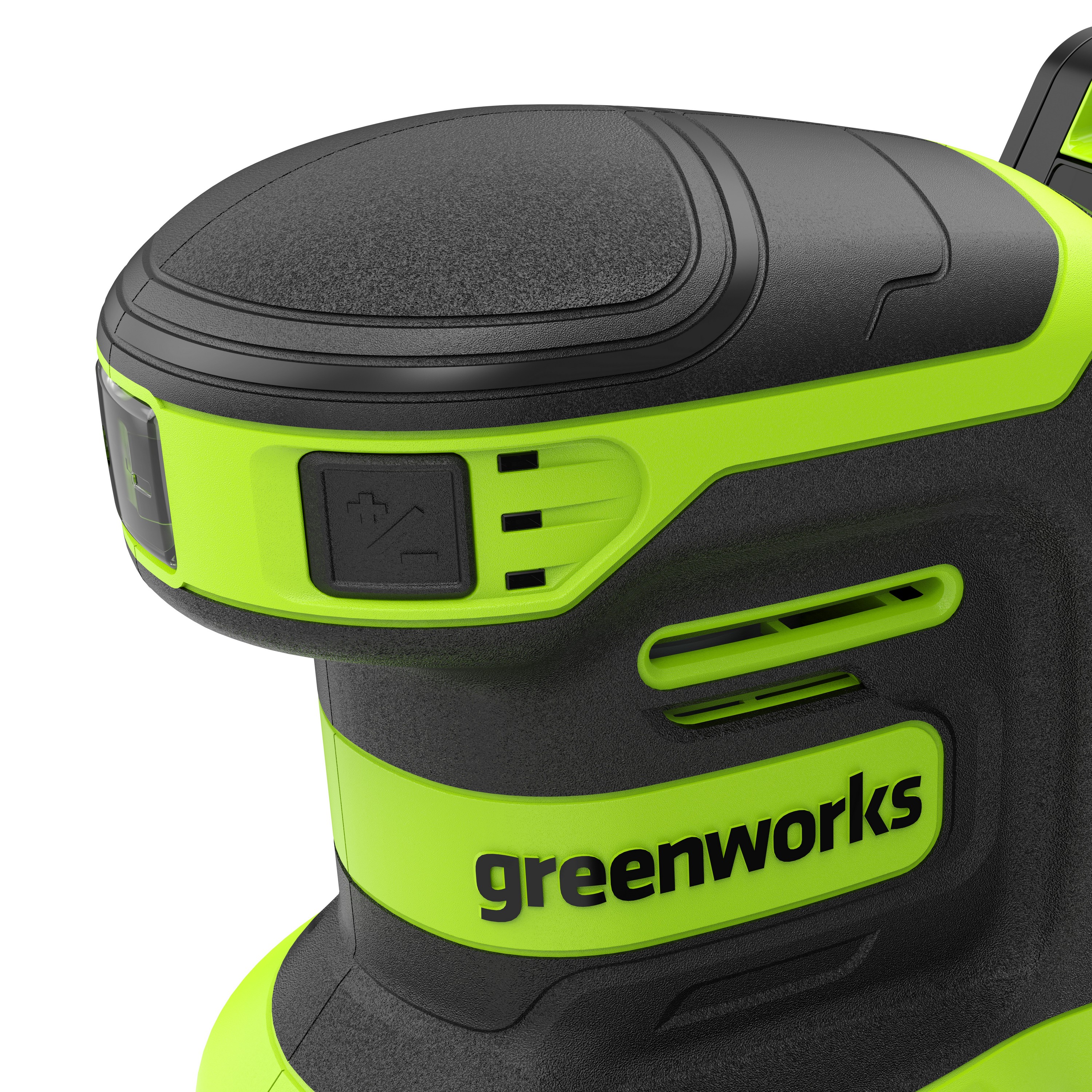Шлифмашинка эксцентриковая 125 мм аккумуляторная Greenworks 24V OS325 3100907, без АКБ и ЗУ
