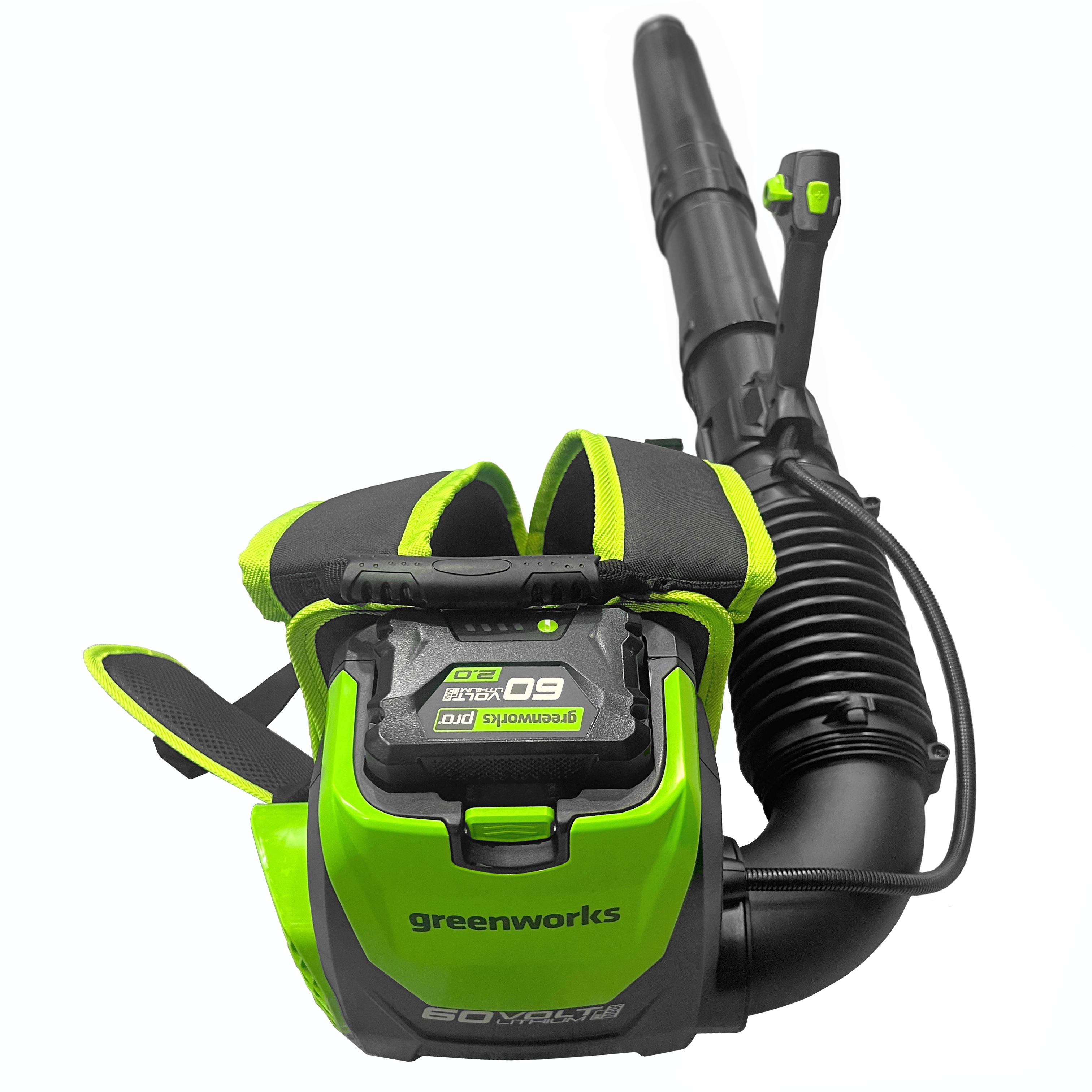 Воздуходув аккумуляторный ранцевый Greenworks 60V GD60BPB 2402307, бесщёточный, без АКБ и ЗУ