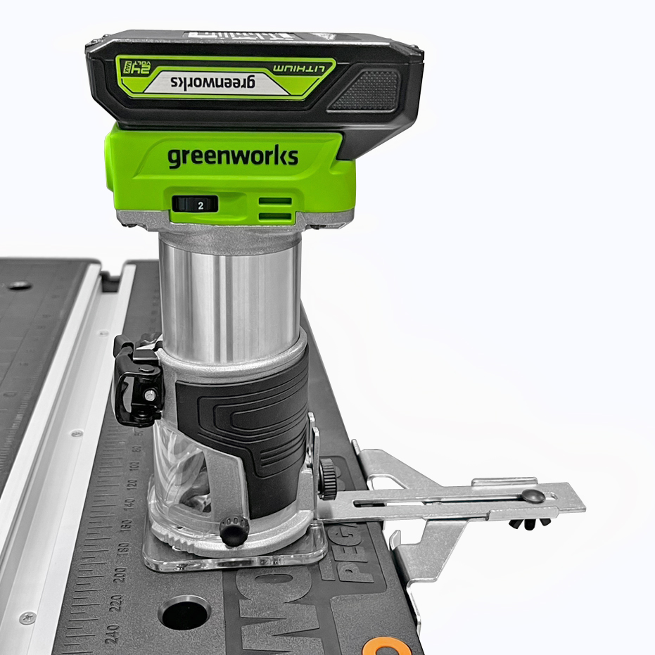 Фрезер аккумуляторный Greenworks 24V G24RO 3502507, бесщеточный, без АКБ и ЗУ