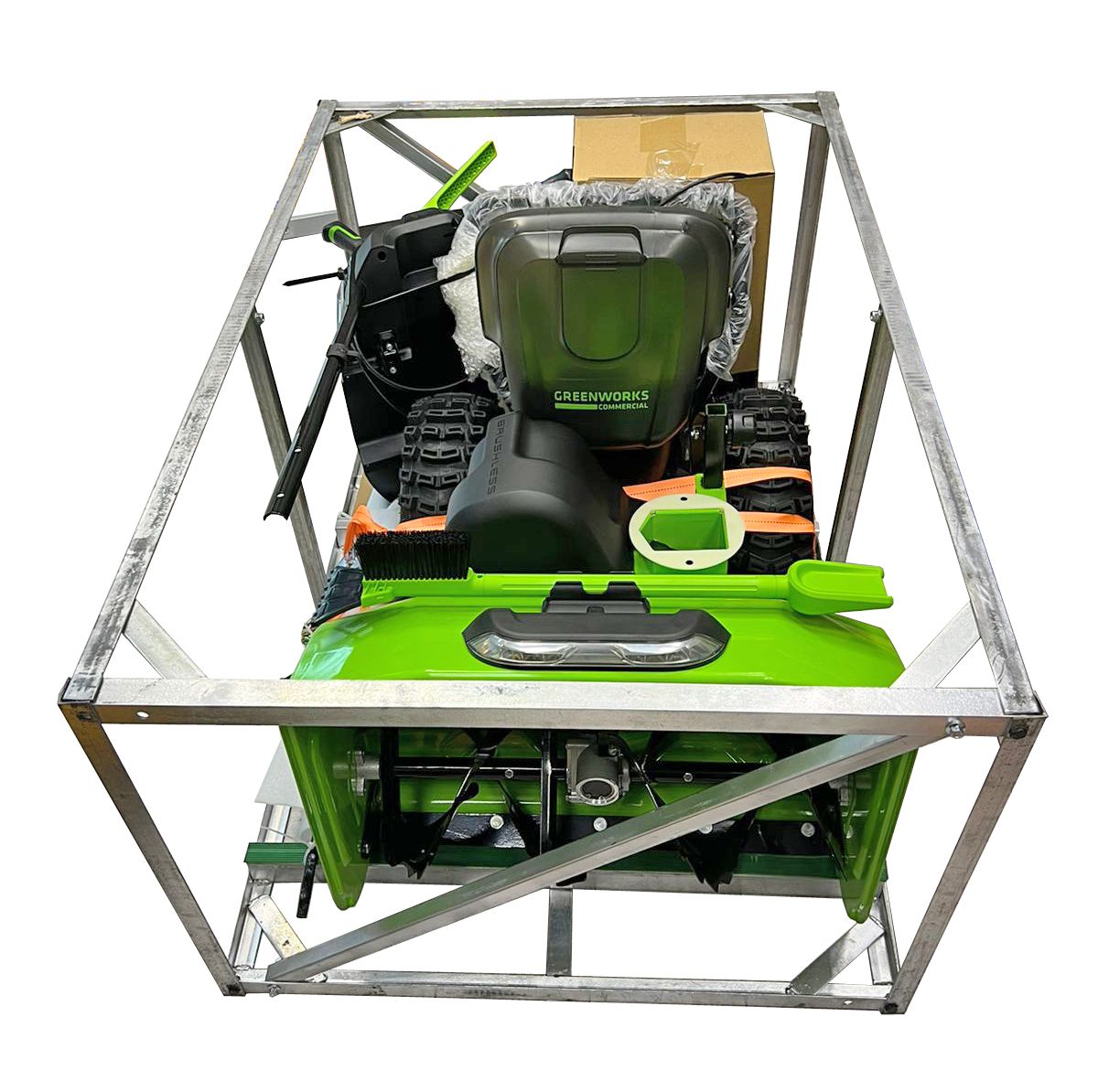 Снегоуборщик аккумуляторный самоходный 61 см Greenworks 82V Commercial GD82ST56 2602807, бесщёточный, без АКБ и ЗУ