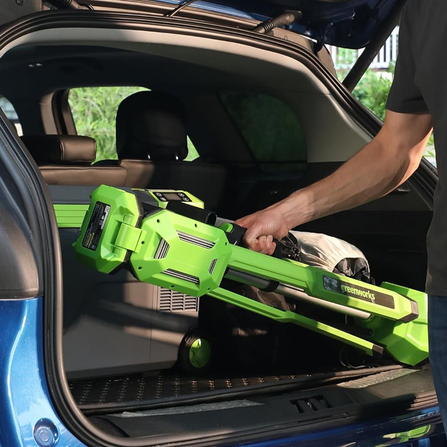 Мачта осветительная (3000 лм) аккумуляторная Greenworks гибрид 24V /110-240V, GPT-STL 3503207, без АКБ и ЗУ