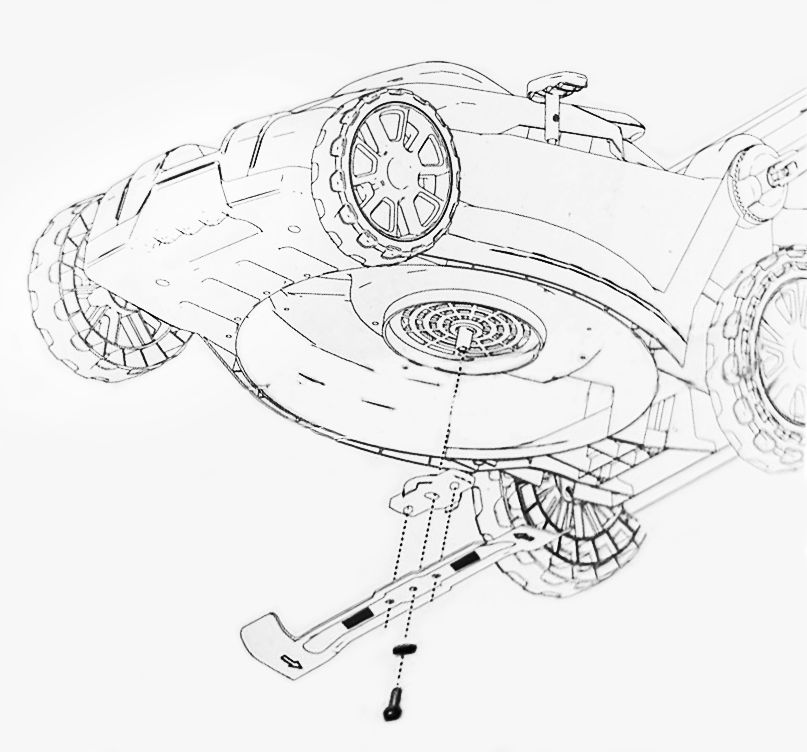 Сменный нож 43 см 2949107 для газонокосилки 220V