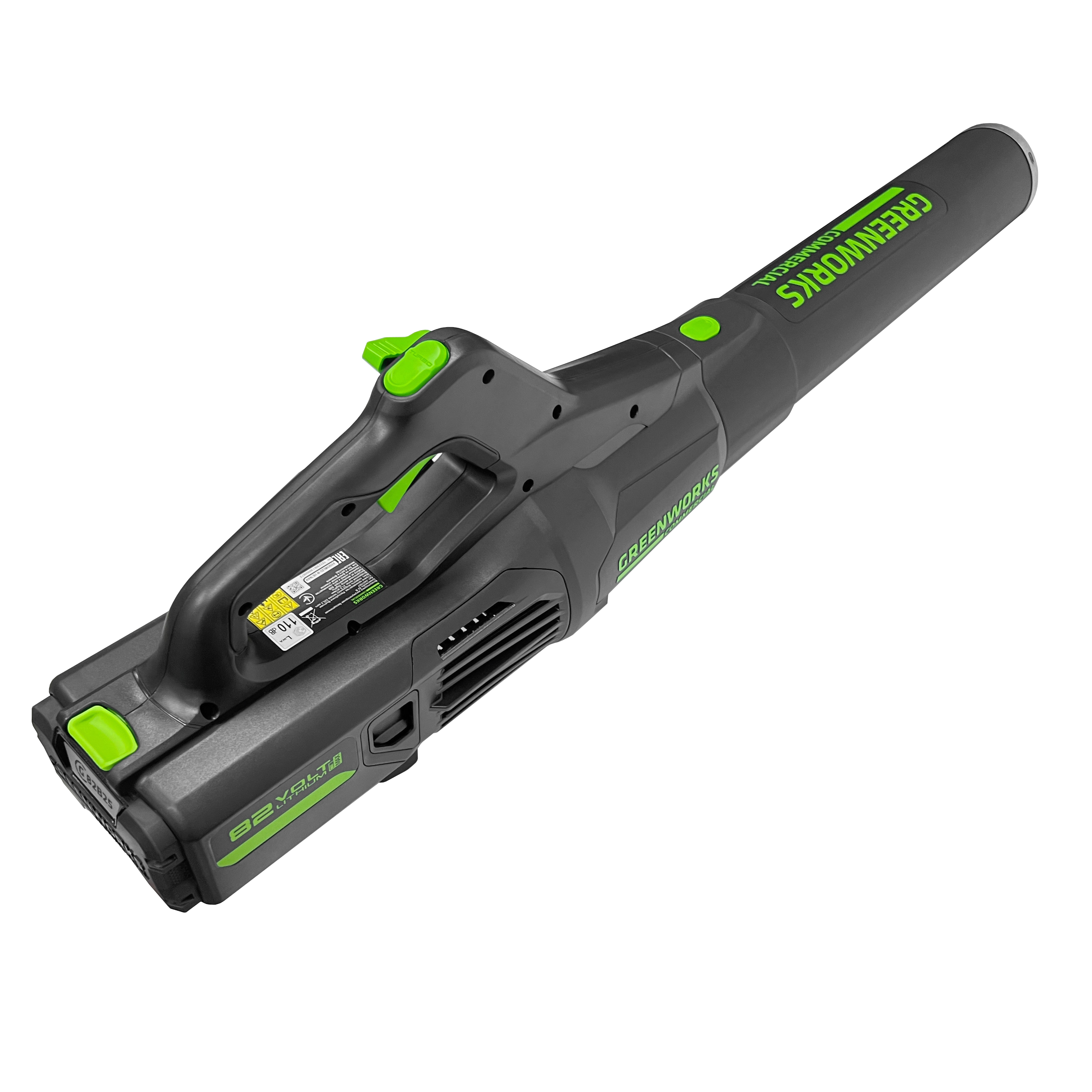 Воздуходув аккумуляторный (225 км/ч) Greenworks 82V GD82ABII 2407007, бесщеточный, без АКБ и ЗУ