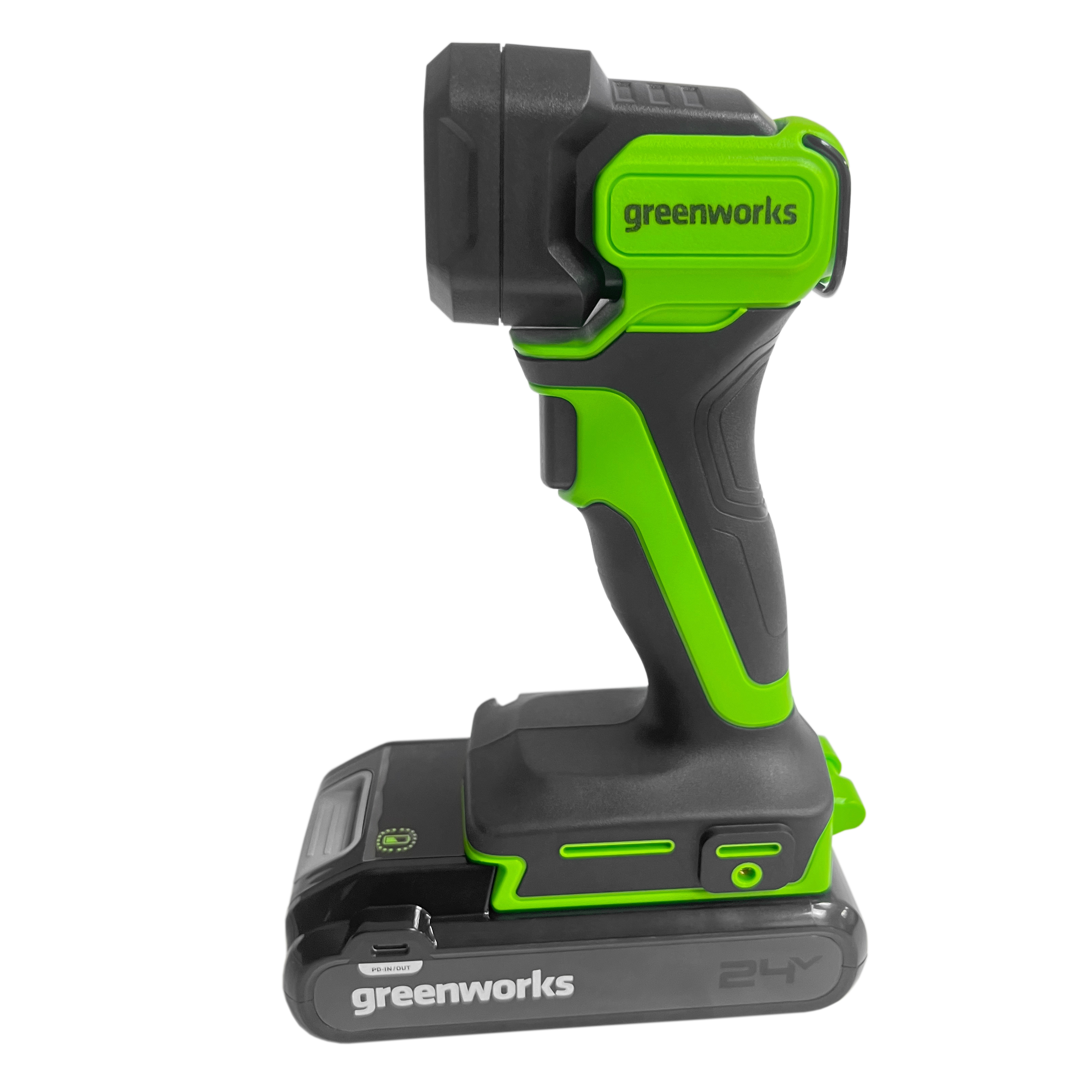 Фонарь аккумуляторный светодиодный (200 лм) Greenworks 24V G24SL200 3502407, без АКБ и ЗУ
