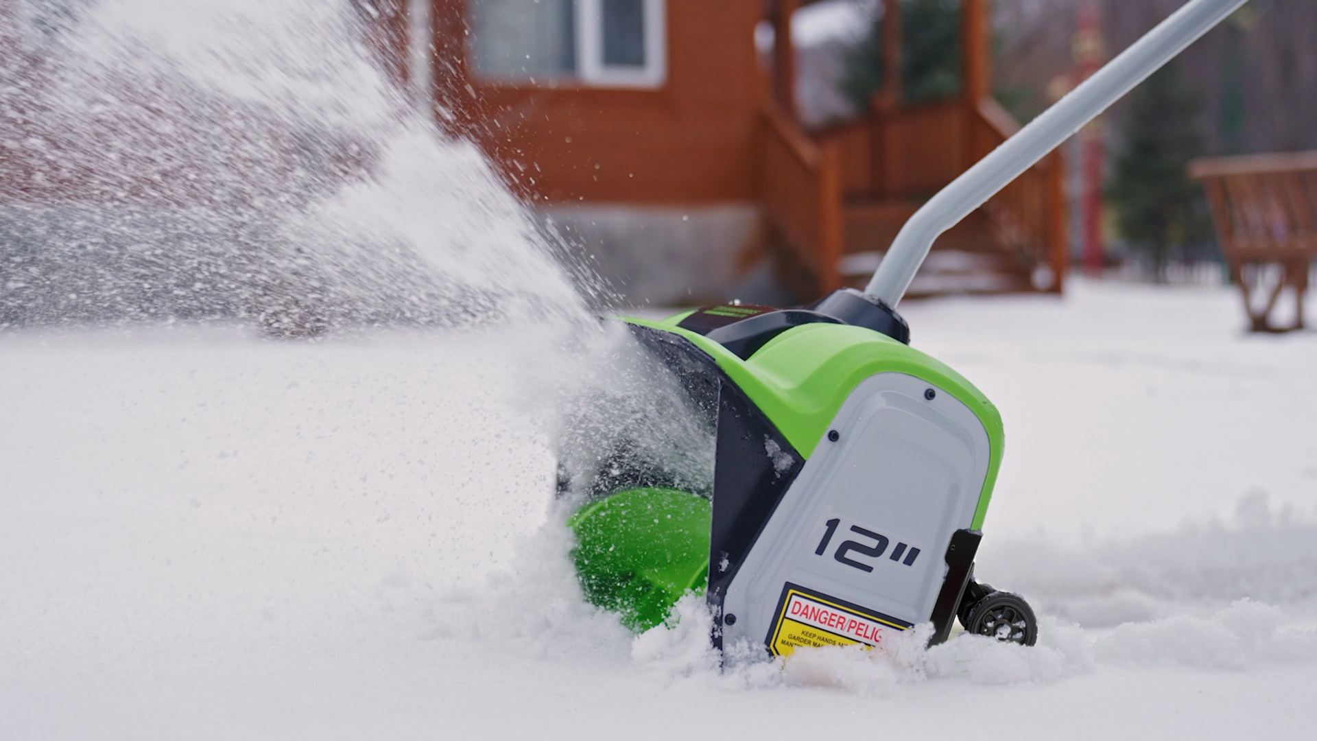 Съёмные колёса 2964207 для снегоуборочных лопат Greenworks 40V и 60V с шириной захвата 30 см