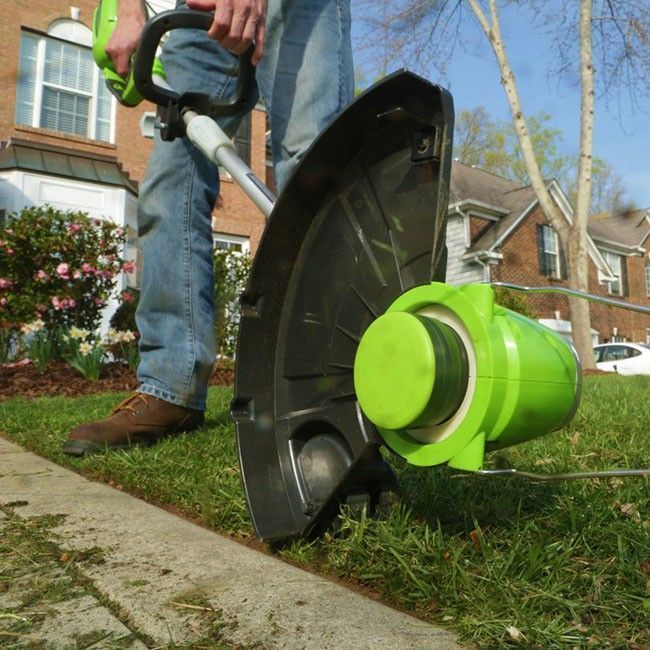 Триммер аккумуляторный с поворотной головой Greenworks 30 см 40V G40LT30, без АКБ и ЗУ