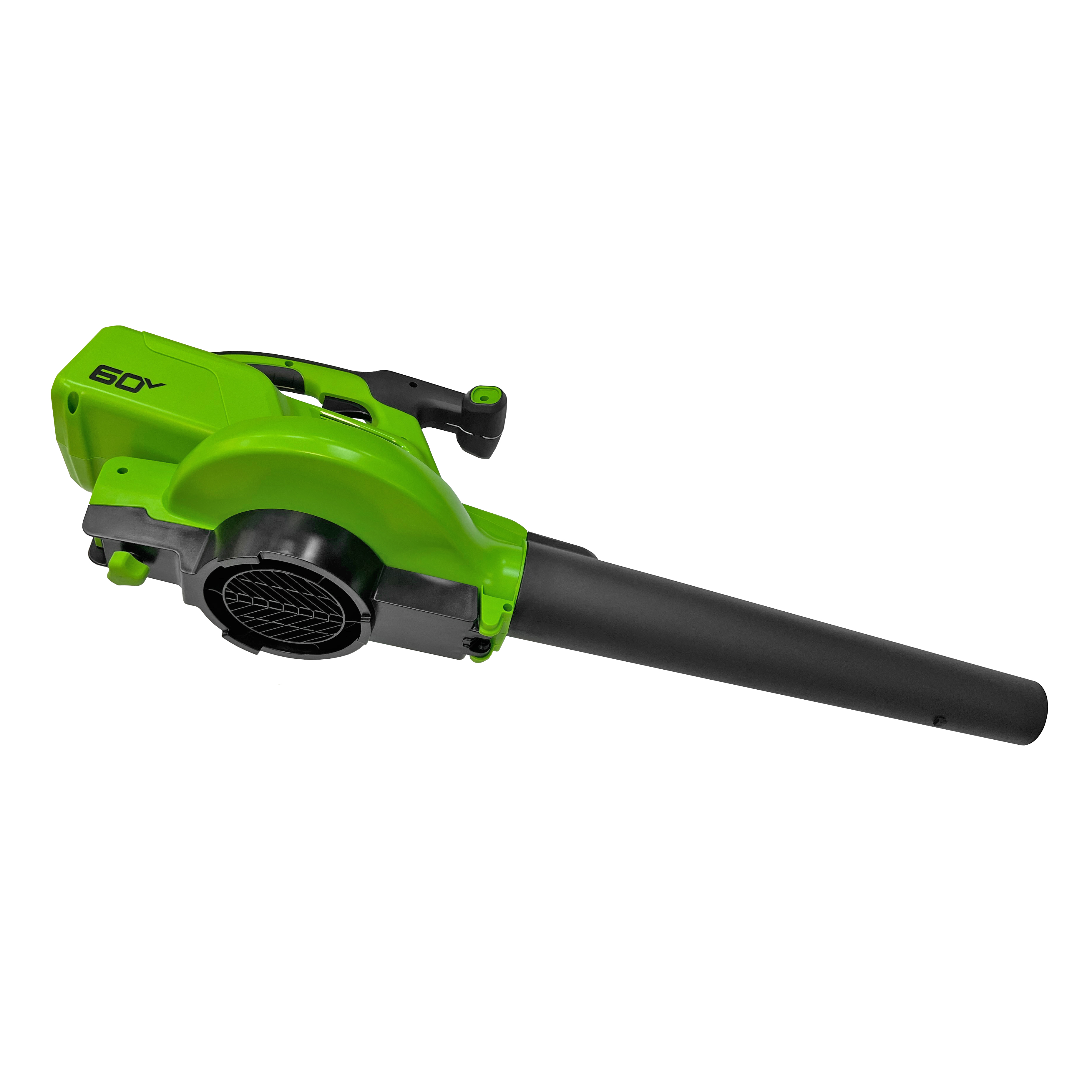 Воздуходувка-пылесос 368 км/ч аккумуляторная Greenworks 60V GD60BVII 2409307, бесщеточная, без АКБ и ЗУ