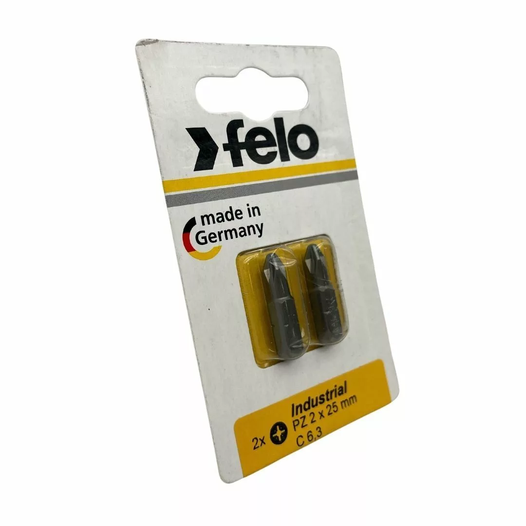 Биты PZ2х25, С 6,3, 2 шт. FELO 021 020 36