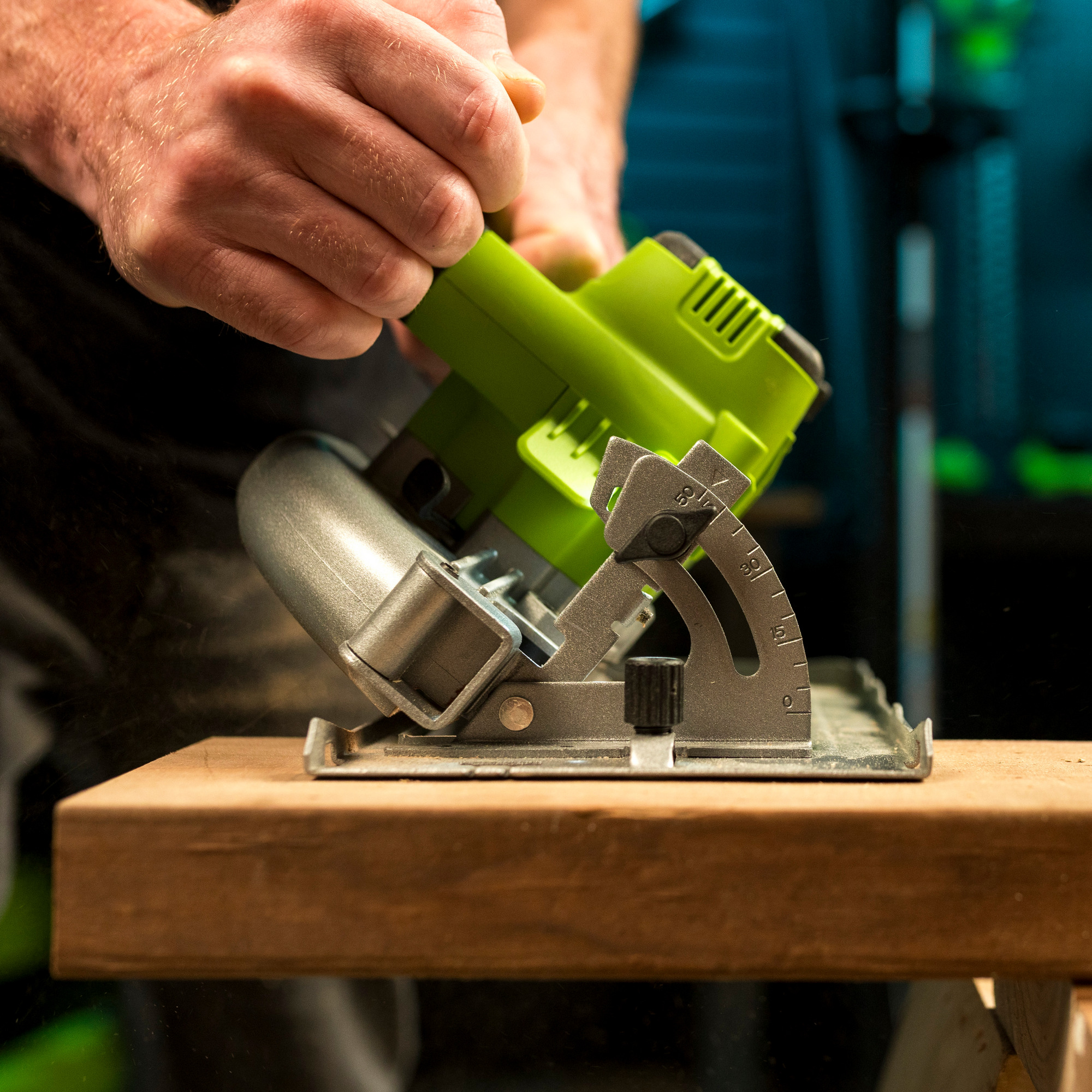 Пила циркулярная аккумуляторная Greenworks 24V GD24CS165 1501607, бесщеточная, без АКБ и ЗУ