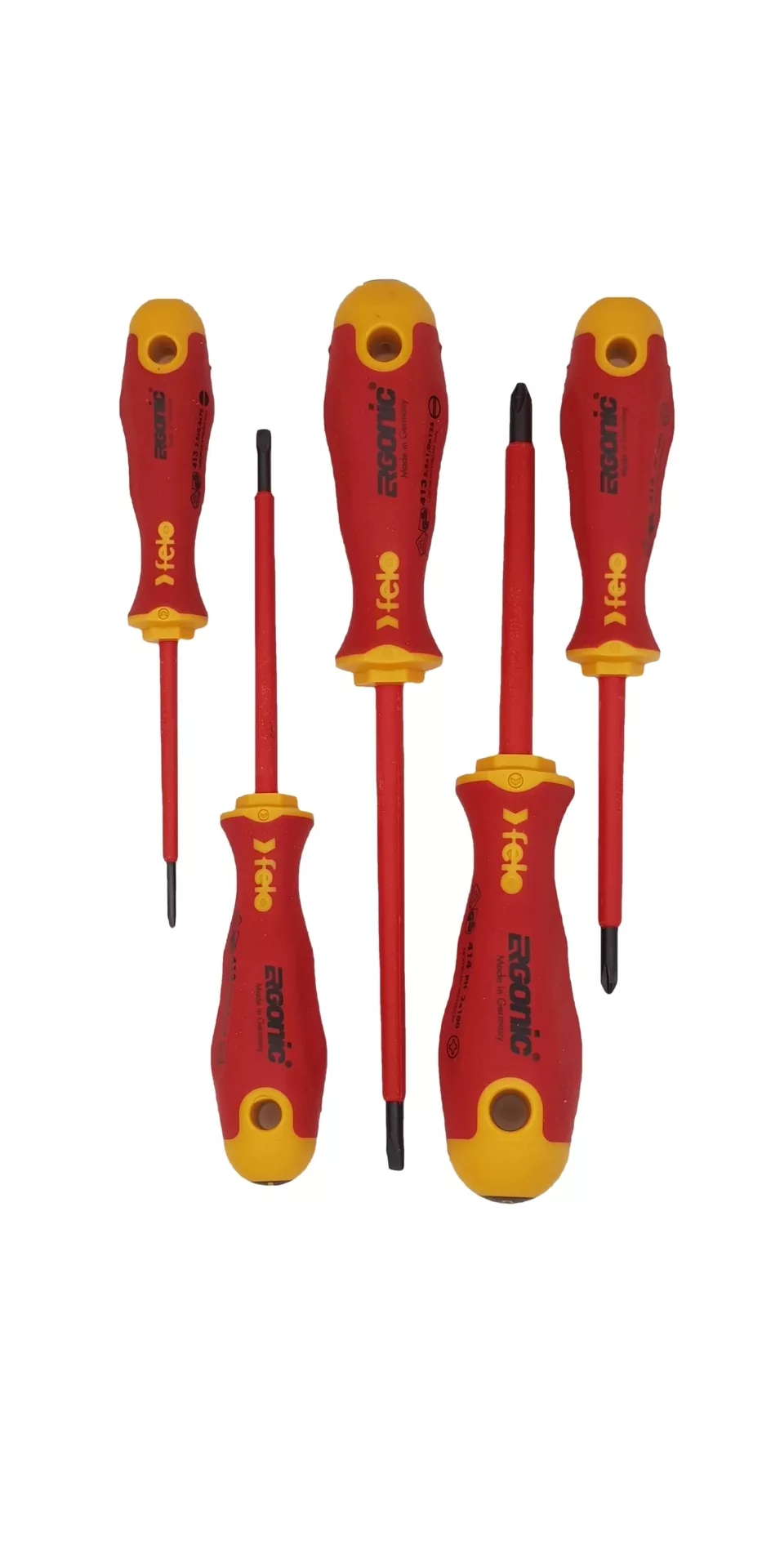 Набор отвёрток ERGONIC диэлектр., серия 413 6 шт. FELO 413 963 98