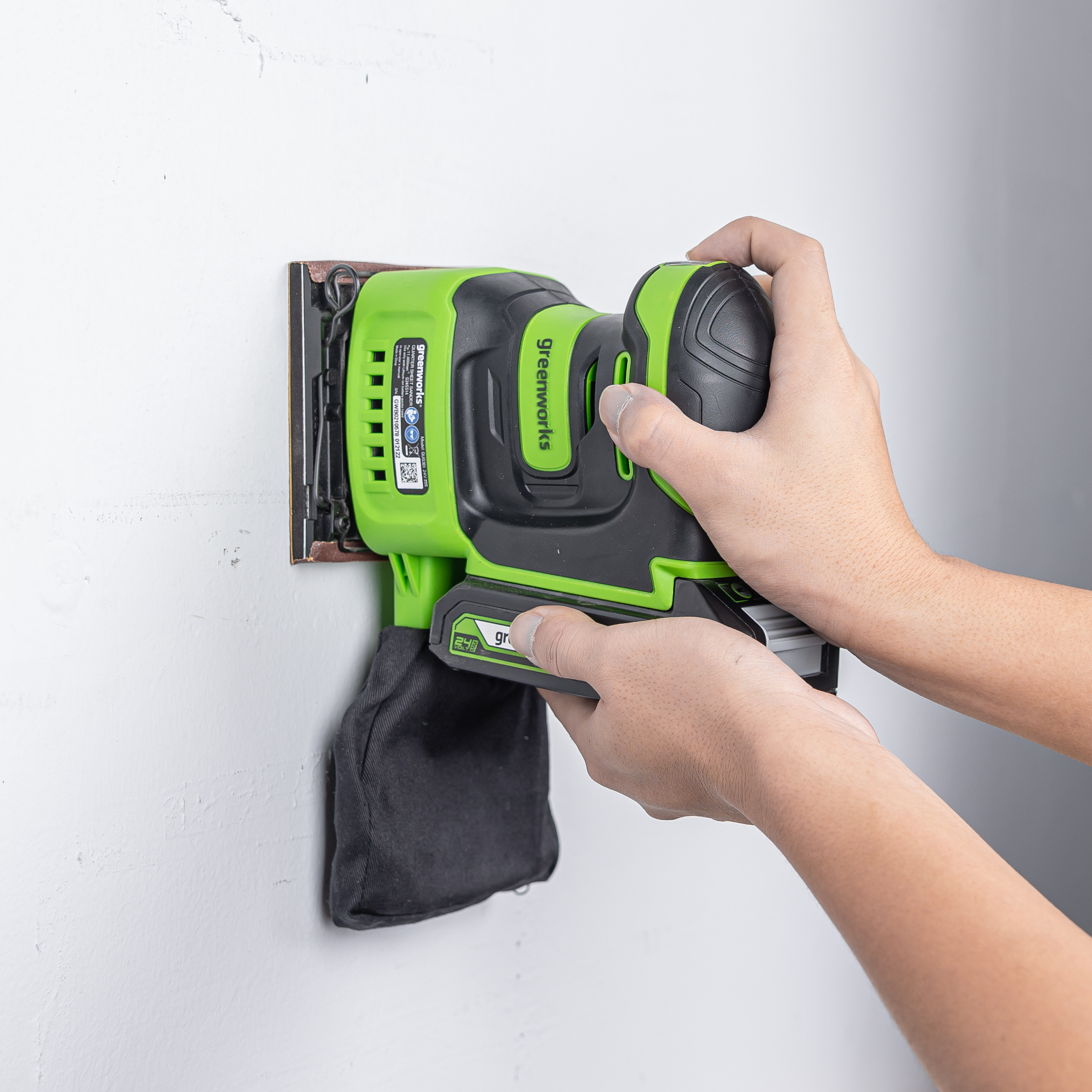 Плоскошлифовальная машина аккумуляторная Greenworks 24V G24SS14 3100507, без АКБ и ЗУ