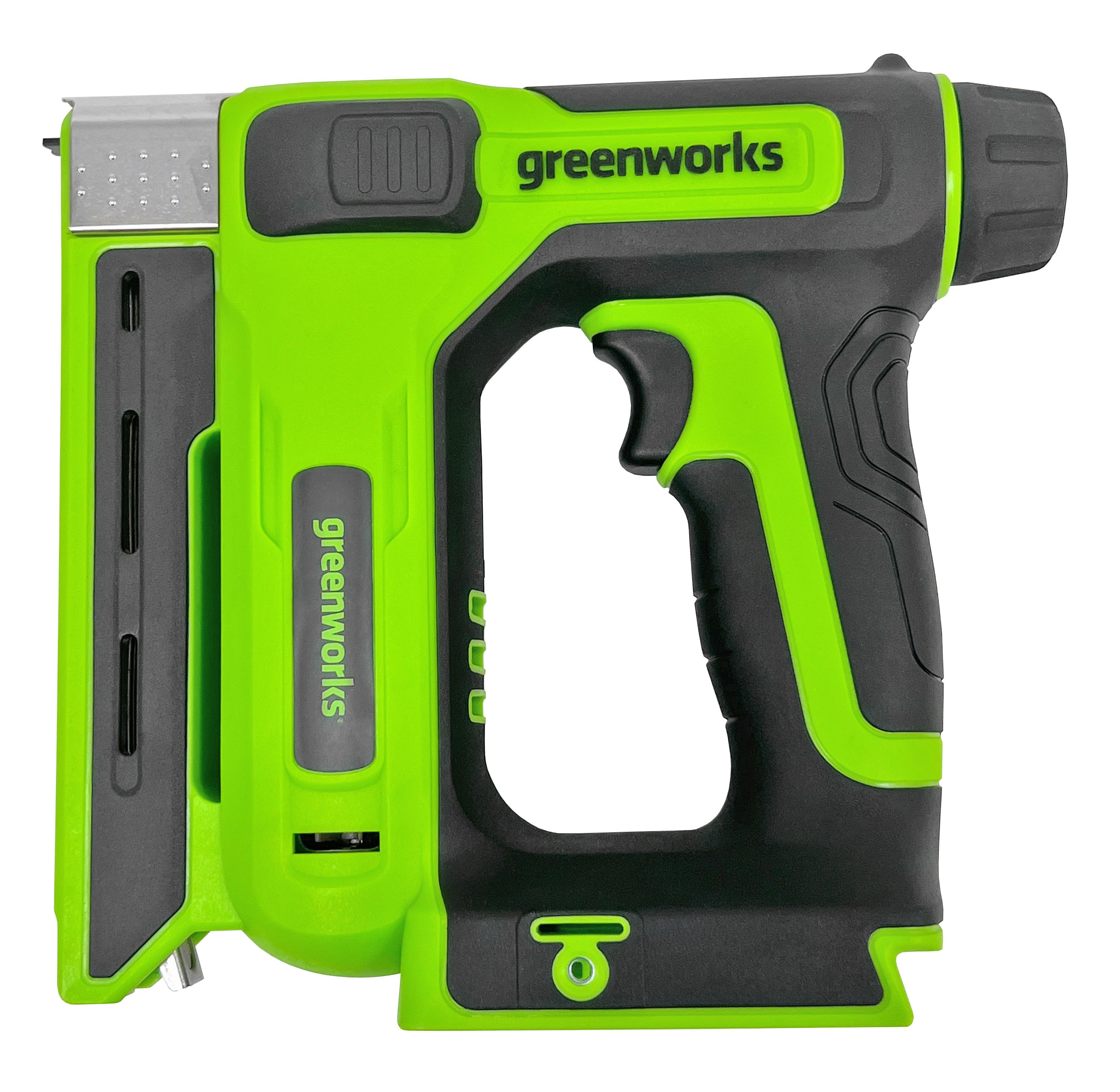 Степлер аккумуляторный Greenworks 24V G24CS10 3400107, без АКБ и ЗУ