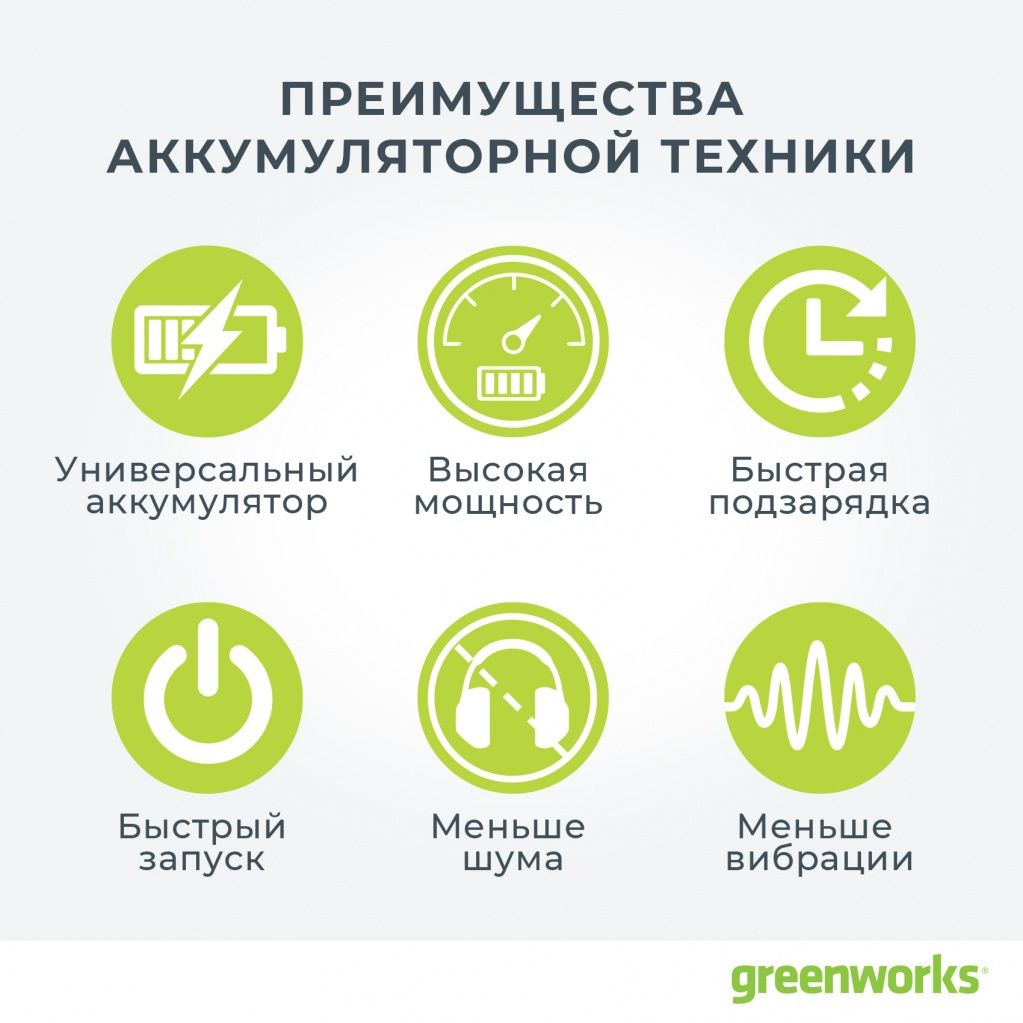 Преимущества аккумуляторной техники